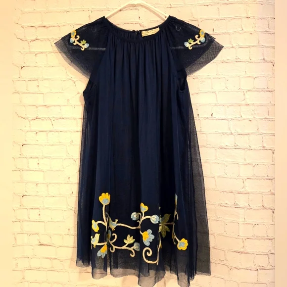 Zara | Dresses | Zara Girls Embroidered Floral Navy Tulle Cap Sleeve Cotton Lined Dress 112 Euc | Poshmark Zara | Dresses | Zara Girls Embroidered Floral Navy Tulle Cap Sleeve Cotton Lined Dress 112 Euc | Poshmark